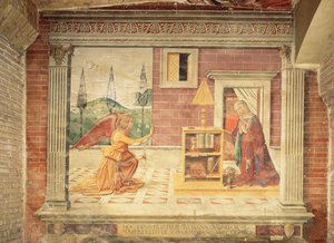 De Aankondiging door Domenico Ghirlandaio